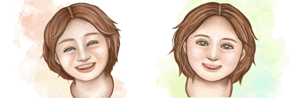 心からの笑顔と張り付けたような笑顔